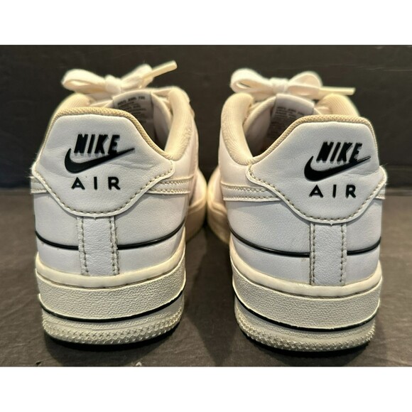 Nike Air Force 1 LV8 3 GS 'Multiple Logos' White Sneaker Kids 4Y -  CJ4092-100 - Picture 5 of 8